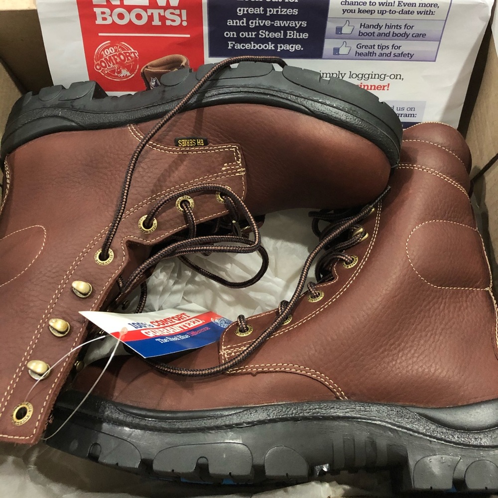 Steel Blue Boots